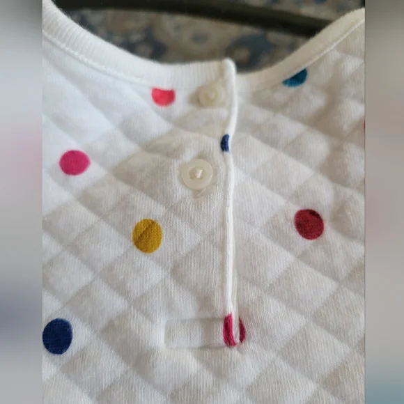 Dress And Panty Set polka dot quilted 6M BABY GAP - Picture 4 of 6